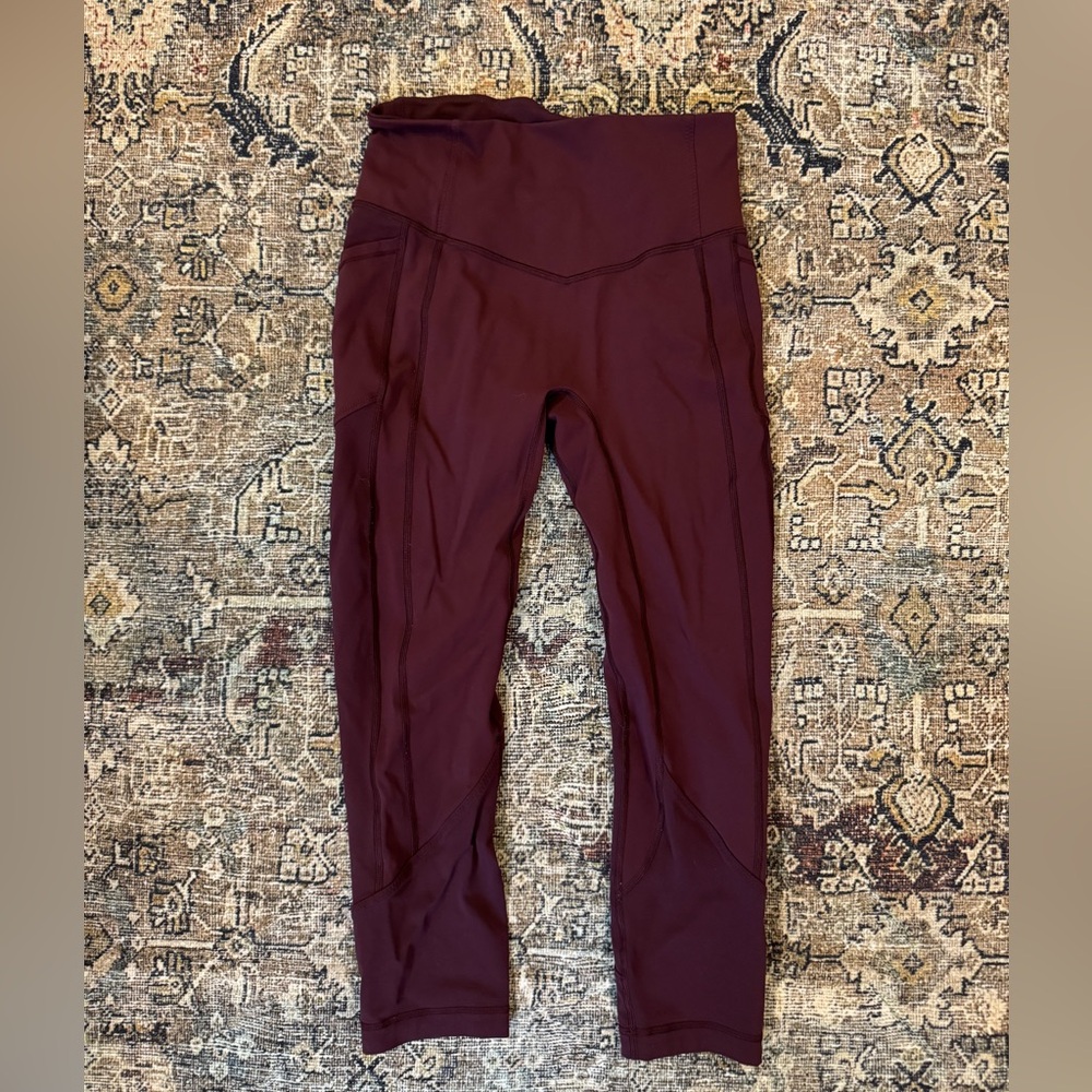 Lululemon wunder under leggings with pockets